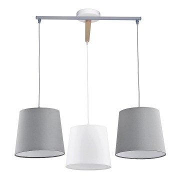Chandelier on a string BALANCE 3xE27/60W/230V