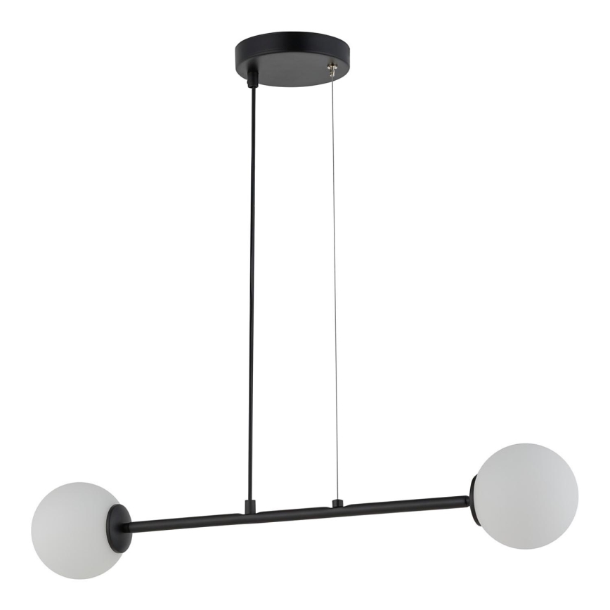 Chandelier on a string BALANS 2xG9/12W/230V black