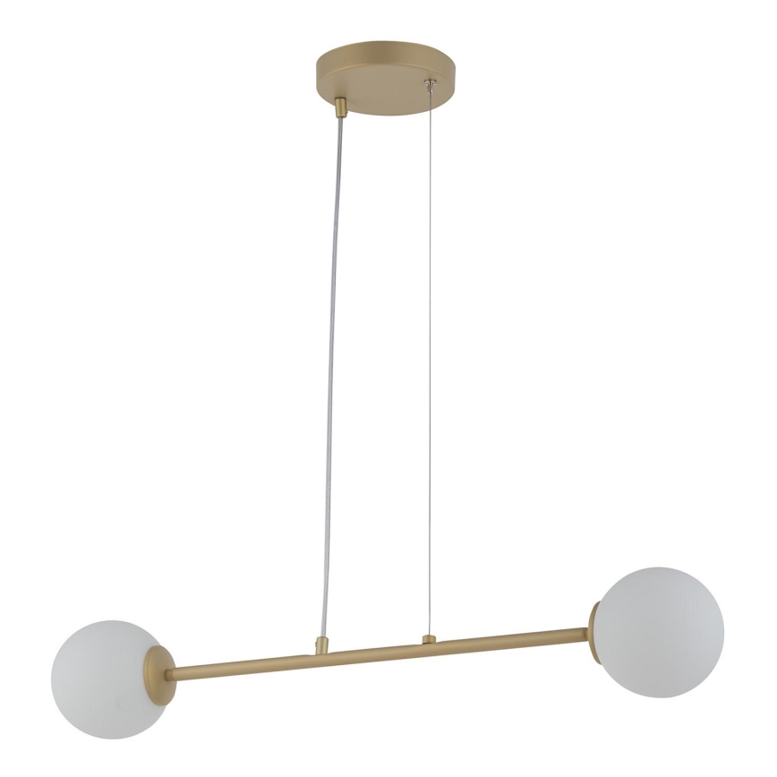 Chandelier on a string BALANS 2xG9/12W/230V gold