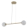 Chandelier on a string BALANS 2xG9/12W/230V gold