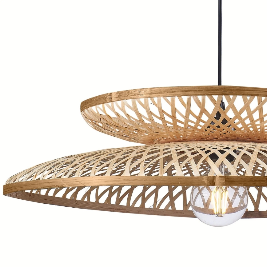 Chandelier on a string BALI 1xE27/20W/230V d. 60 cm bamboo