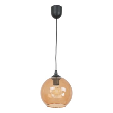 Chandelier on a string BALL 1xE27/60W/230V d. 20 cm beige