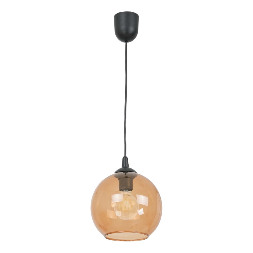 Chandelier on a string BALL 1xE27/60W/230V d. 20 cm beige