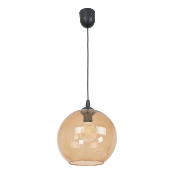 Chandelier on a string BALL 1xE27/60W/230V d. 25 cm beige