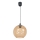 Chandelier on a string BALL 1xE27/60W/230V d. 25 cm beige
