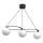 Chandelier on a string BALLO 3xE27/15W/230V black/white