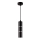 Chandelier on a string BAMBOO 1xGU10/10W/230V black