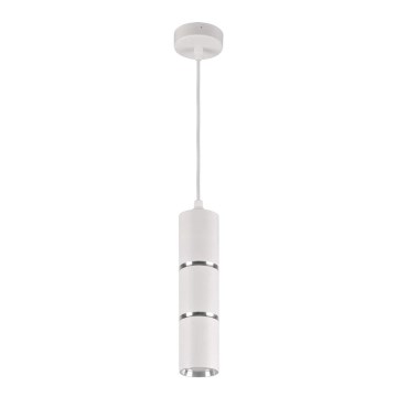Chandelier on a string BAMBOO 1xGU10/10W/230V white