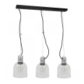 Chandelier on a string BANCO 3xE27/60W/230V clear