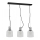Chandelier on a string BANCO 3xE27/60W/230V clear