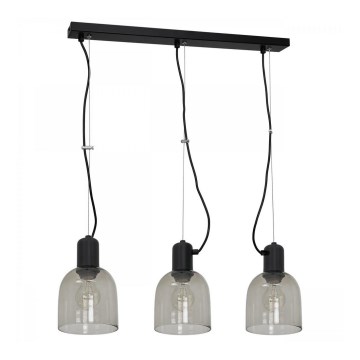 Chandelier on a string BANCO 3xE27/60W/230V