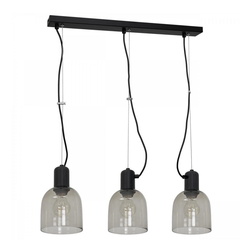 Chandelier on a string BANCO 3xE27/60W/230V