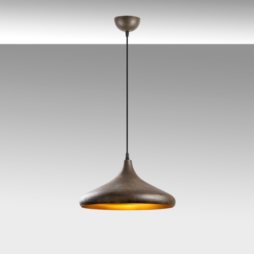 Chandelier on a string BAREK 1xE27/40W/230V grey