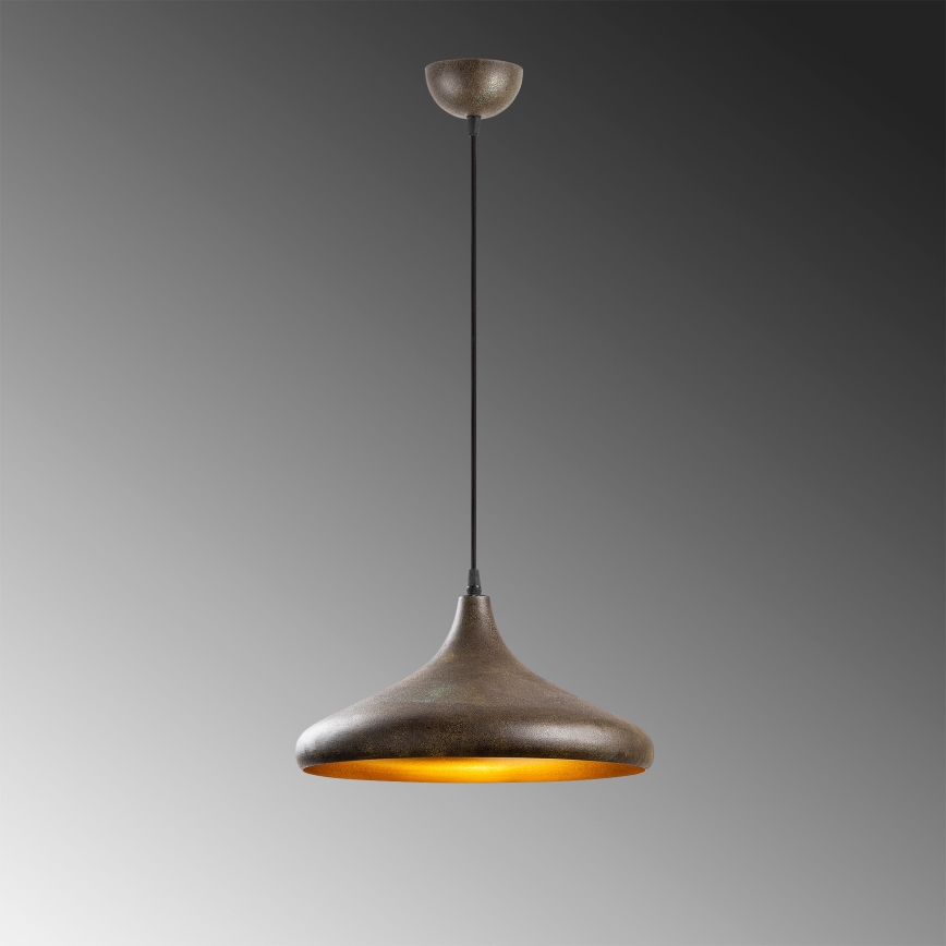 Chandelier on a string BAREK 1xE27/40W/230V grey
