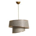 Chandelier on a string BARETTE 1xE27/60W/230V grey