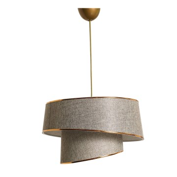 Chandelier on a string BARETTE 1xE27/60W/230V grey