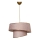 Chandelier on a string BARETTE 1xE27/60W/230V pink