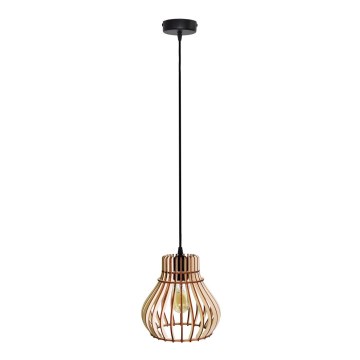 Chandelier on a string BARREL 1xE27/24W/230V diameter 20 cm