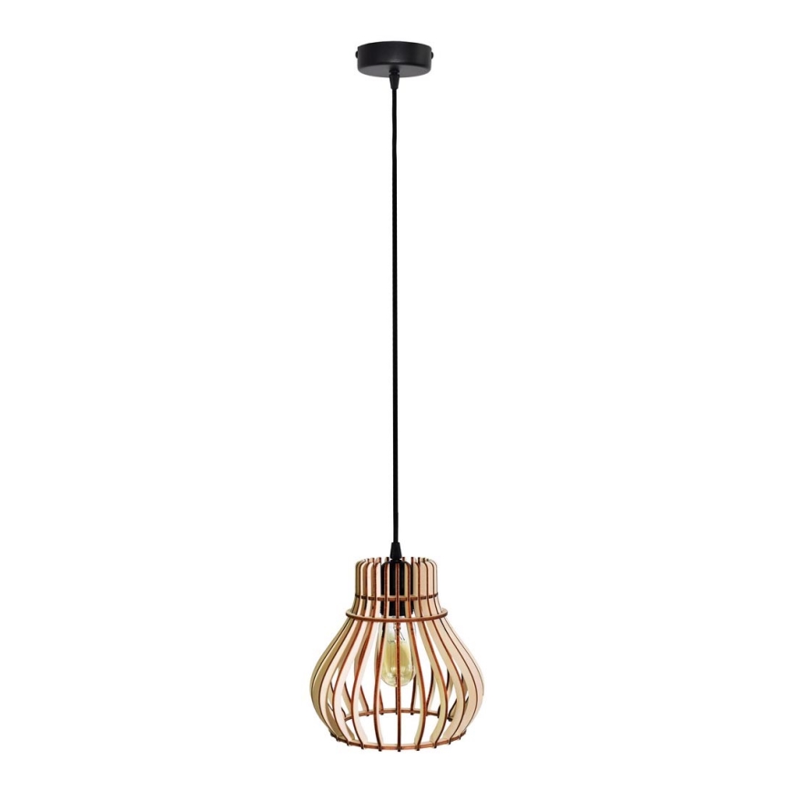 Chandelier on a string BARREL 1xE27/24W/230V diameter 20 cm