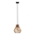 Chandelier on a string BARREL 1xE27/24W/230V diameter 20 cm