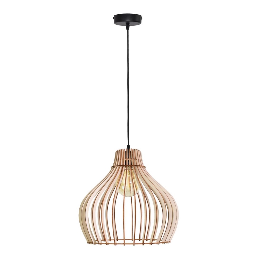 Chandelier on a string BARREL 1xE27/24W/230V diameter 38 cm