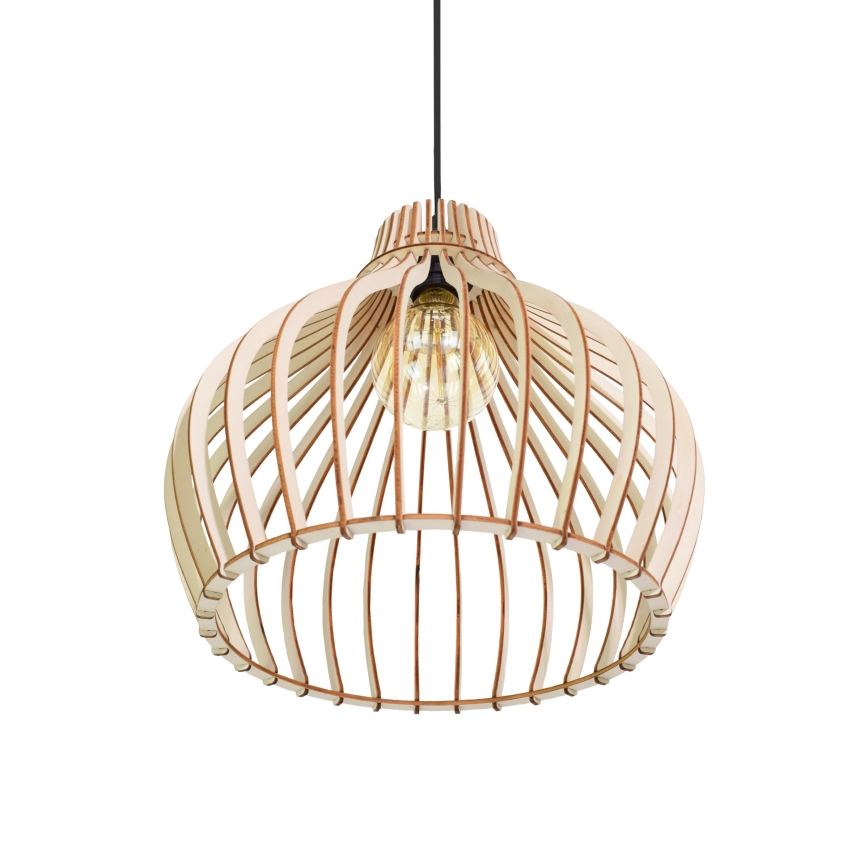 Chandelier on a string BARREL 1xE27/24W/230V diameter 38 cm