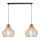 Chandelier on a string BARREL 2xE27/24W/230V