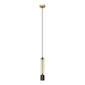 Chandelier on a string BARS 1xGU10/20W/230V golden/black