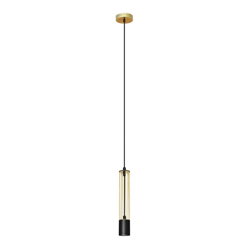 Chandelier on a string BARS 1xGU10/20W/230V golden/black