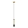 Chandelier on a string BARS 1xGU10/20W/230V golden/black