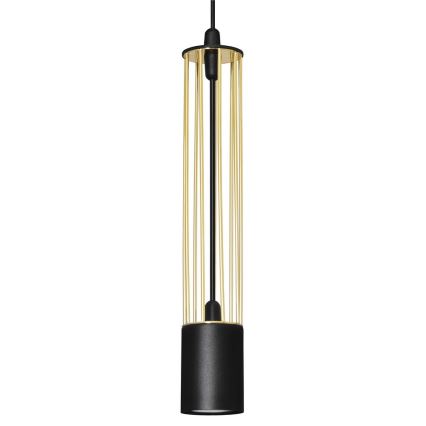 Chandelier on a string BARS 1xGU10/20W/230V golden/black