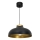 Chandelier on a string BASCA 1xE27/60W/230V black/golden