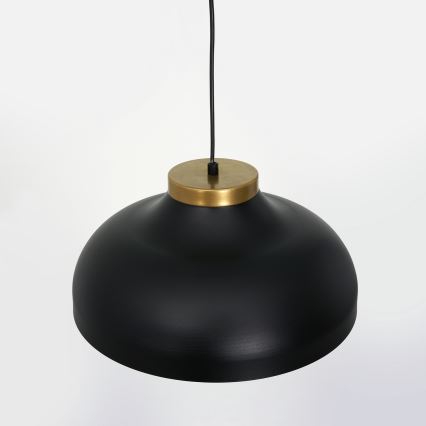 Chandelier on a string BASCA 1xE27/60W/230V black/golden