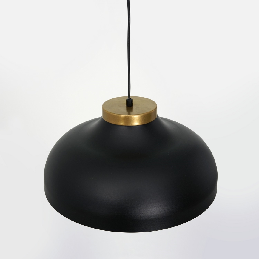 Chandelier on a string BASCA 1xE27/60W/230V black/golden