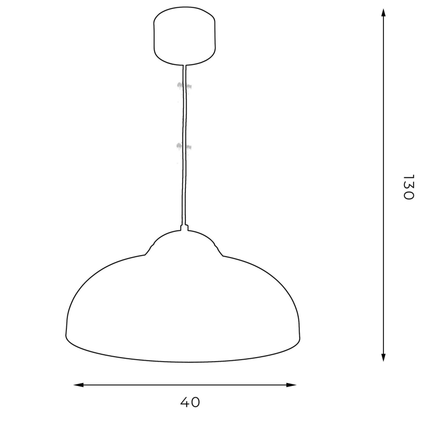 Chandelier on a string BASCA 1xE27/60W/230V
