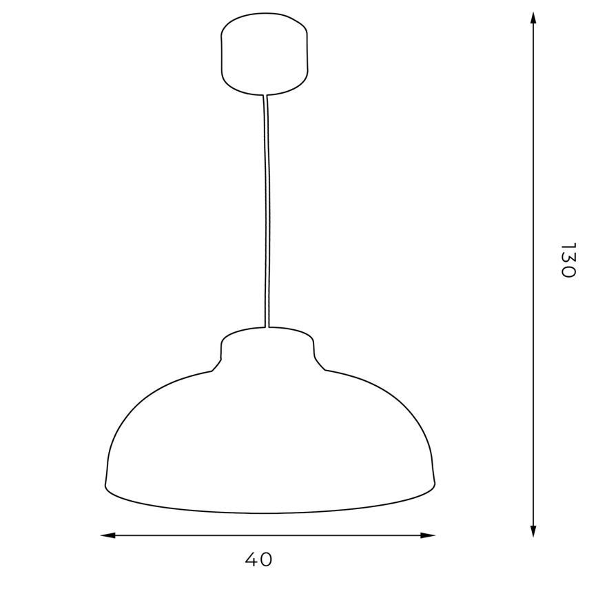 Chandelier on a string BASCA 1xE27/60W/230V