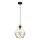Chandelier on a string BASKET 1xE27/60W/230V d. 25 cm gold