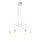 Chandelier on a string BASSO 6xE27/40W/230V white