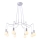Chandelier on a string BASSO 8xE27/40W/230V white