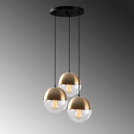 Chandelier on a string BASTOS 3xE27/40W/230V