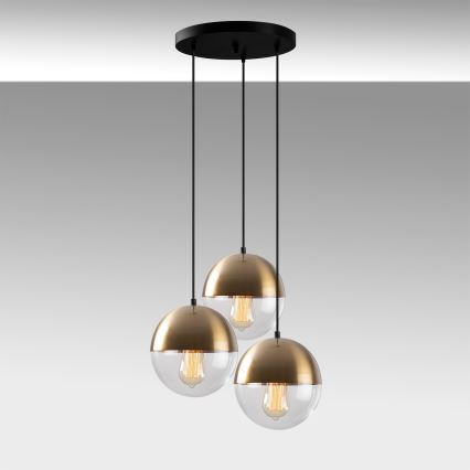 Chandelier on a string BASTOS 3xE27/40W/230V