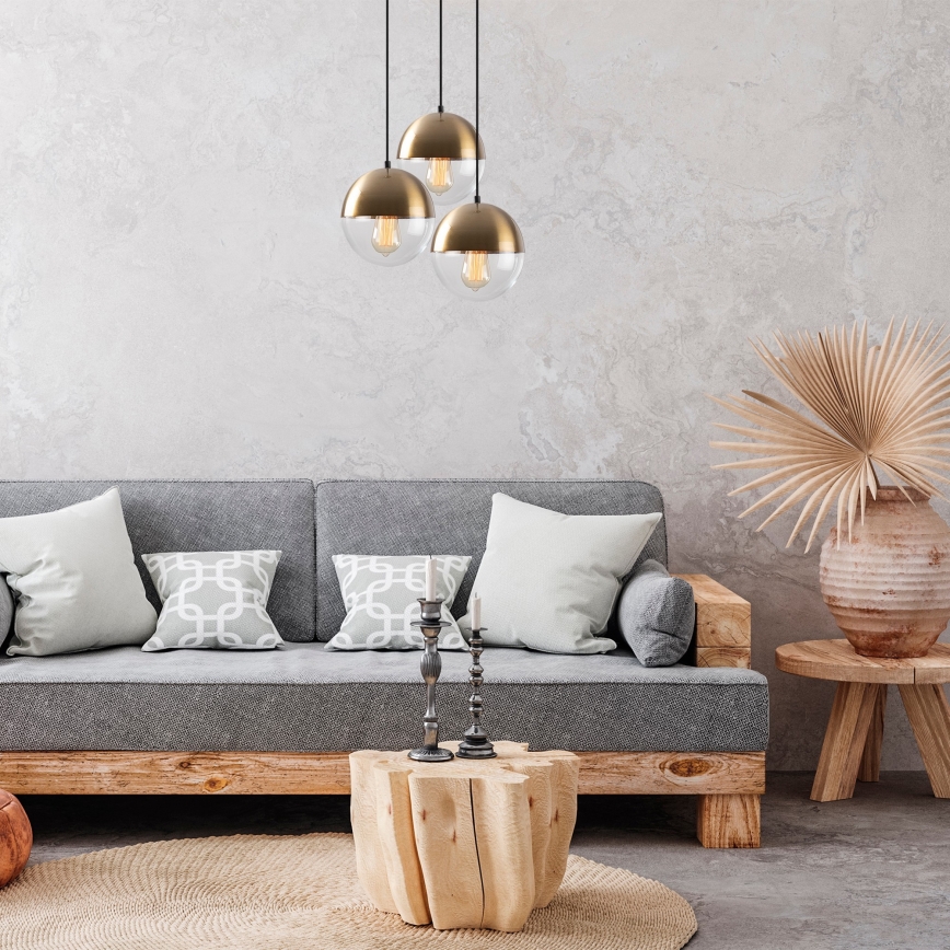 Chandelier on a string BASTOS 3xE27/40W/230V