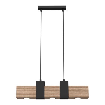 Chandelier on a string BELEN 3xGU10/8W/230V