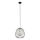 Chandelier on a string BELL 1xG9/12W/230V d. 24 cm black/gold