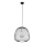Chandelier on a string BELL 1xG9/12W/230V d. 33 cm black/shiny chrome