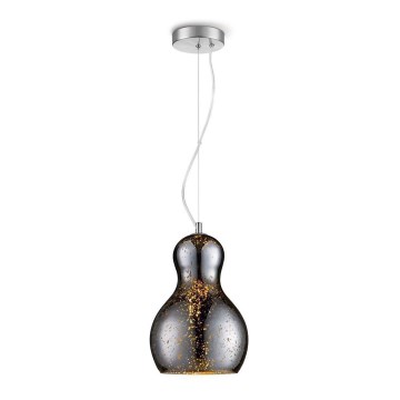 Chandelier on a string BELLO 1xE27/40W/230V d. 21 cm chrome