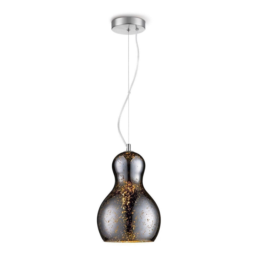 Chandelier on a string BELLO 1xE27/40W/230V d. 21 cm chrome