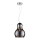 Chandelier on a string BELLO 1xE27/60W/230V d. 30 cm chrome