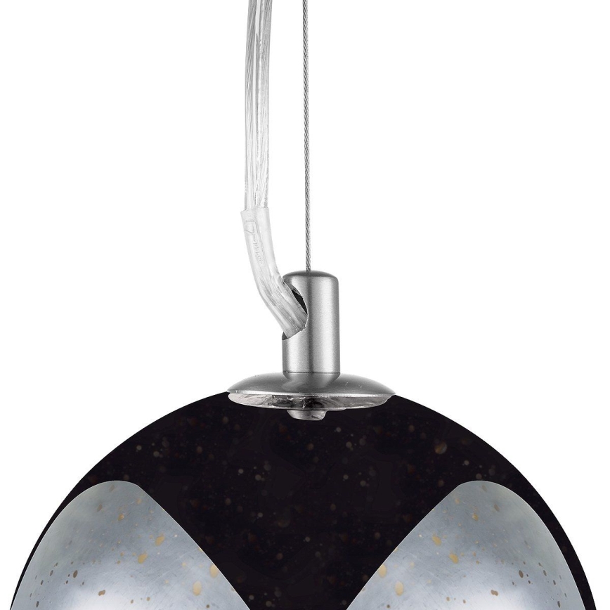 Chandelier on a string BELLO 1xE27/60W/230V d. 30 cm chrome