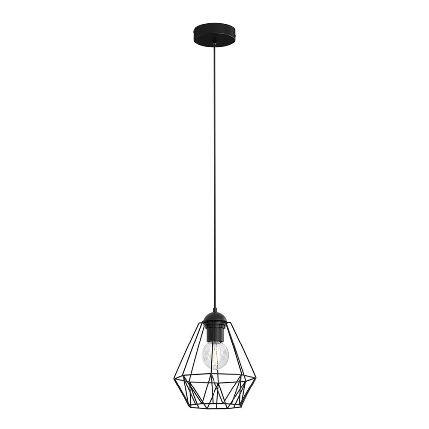 Chandelier on a string BERGEN 1xE27/60W/230V black